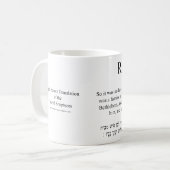 Open Source Translation Ruth 1:1 Kaffeetasse (Vorderseite Links)