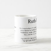 Open Source Translation Ruth 1:1 Kaffeetasse (Mittel)