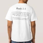 Open Source Translation Ruth 1:1 T-Shirt (Rückseite)