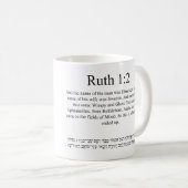 Open Source Translation Ruth 1:2 Kaffeetasse (VorderseiteRechts)