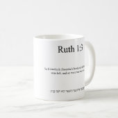 Open Source Translation Ruth 1:3 Tasse (VorderseiteRechts)