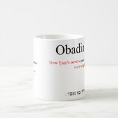 Open Source Übersetzung Obadiah 1:6 Mug Kaffeetasse (Mittel)