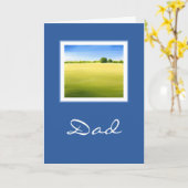 "Open Space" Acrylfarbe Karte (Gelbe Blume)