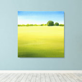 "Open Space" Acrylfarbe Leinwanddruck (Insitu (Holzboden))