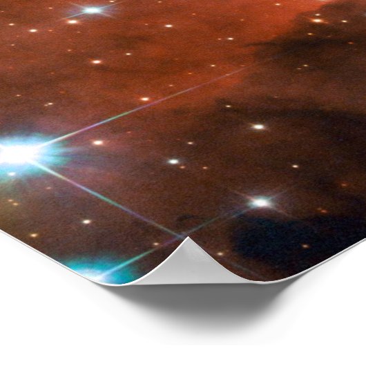 Open Star Cluster NGC 3603 Poster (Ecke)