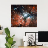 Open Star Cluster NGC 3603 Poster (Heimbüro)