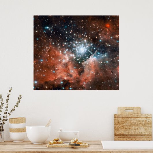 Open Star Cluster NGC 3603 Poster (Küche)