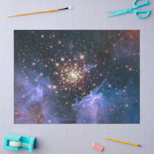 Open Star Cluster NGC 3603 Seidenpapier (Basteln)