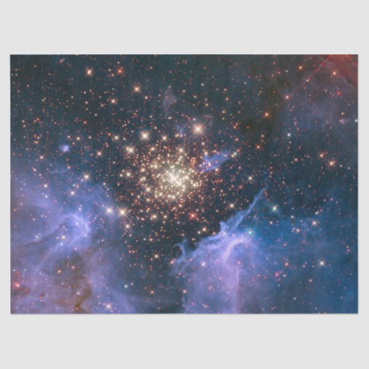 Open Star Cluster NGC 3603 Seidenpapier (Vorderseite)