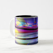 Open Sun Alien World Zweifarbige Tasse (Vorderseite Links)