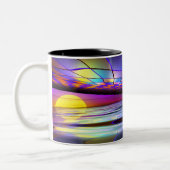 Open Sun Alien World Zweifarbige Tasse (Links)