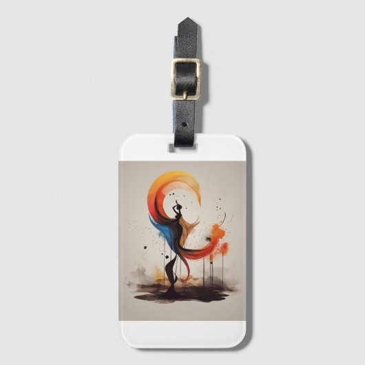 open to heart gepäckanhänger (Vorderseite Vertikal)