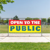 Open To The Public Event Banner (InSitu)