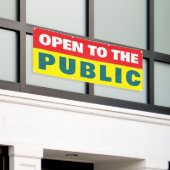Open To The Public Event Banner (Äußeres Gebäude)