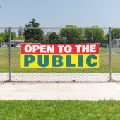 Open To The Public Event  Banner (Insitu)