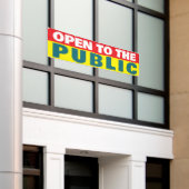 Open To The Public Event Banner (Äußeres Gebäude)