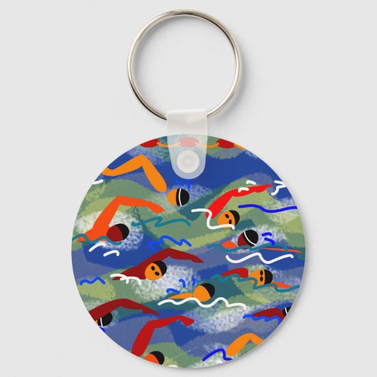 OPEN WASSER Swim Schlüsselanhänger (Vorderseite)