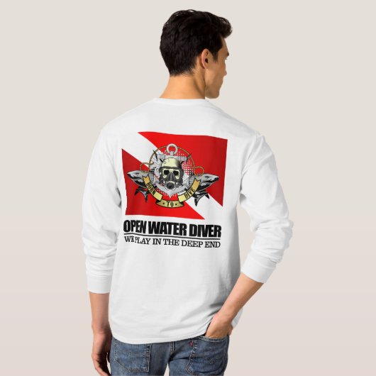 Open Water Diver (BTD) T-Shirt (Schwarz voll)