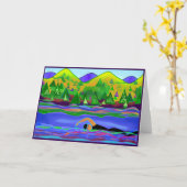 Open Water Solo 2 Karte (Gelbe Blume)