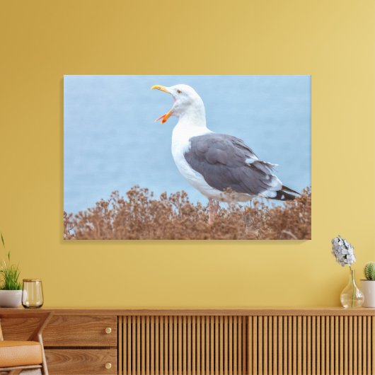 Open Wide Leinwanddruck (Insitu (Wohnzimmer))