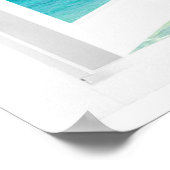 Open Window at the Beach Poster (Ecke)