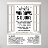 Open Window Design, Window & Door Fitter Company Poster (Vorne)