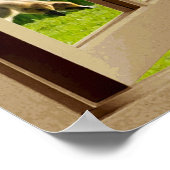 Open Window Mama Goose Poster (Ecke)
