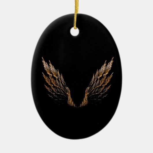 Open Wings Keramik Ornament (Vorne)