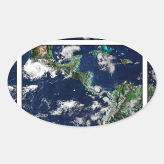 Open World Ovaler Aufkleber