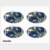 Open World Ovaler Aufkleber (Blatt)