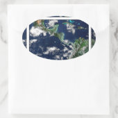 Open World Ovaler Aufkleber (Tasche)