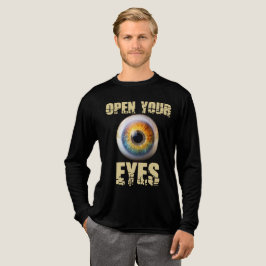 Open Your Eyes, Eyeball Design Tri-Blend Shirt