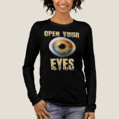 Open Your Eyes, Eyeball Design Tri-Blend Shirt (Vorderseite)