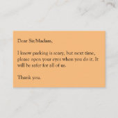 Open Your Eyes Visitenkarte (Vorderseite)