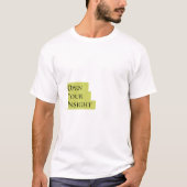 Open Your Insight – Men's Bold Minimalist T-Shirt (Vorderseite)