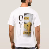 Open Your Insight – Men's Bold Minimalist T-Shirt  (Rückseite)