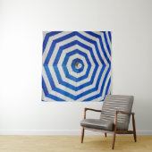 Opened striped umbrella wandteppich (Beispiel (Horizontal))
