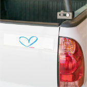 OpenHeart Aqua Autoaufkleber (Auf Lkw)