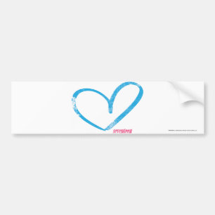OpenHeart Aqua Autoaufkleber