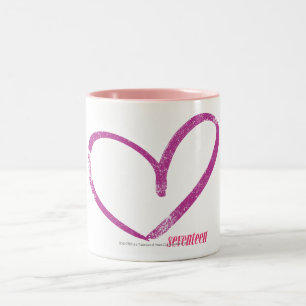 OpenHeart lila Zweifarbige Tasse