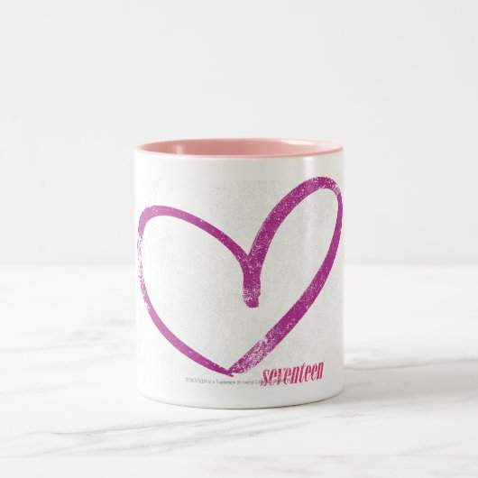 OpenHeart lila Zweifarbige Tasse (Mittel)