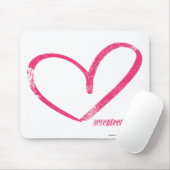 OpenHeart Magenta Mousepad (Mit Mouse)