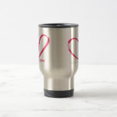 OpenHeart Magenta Reisebecher (Mittel)