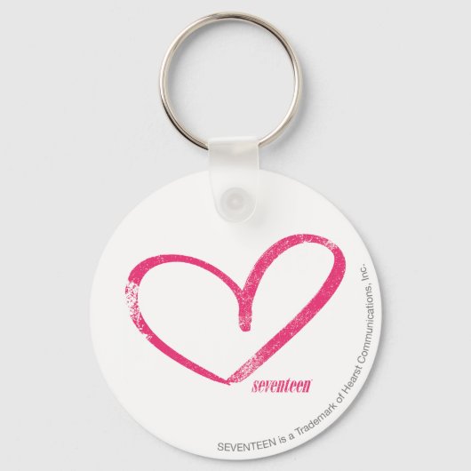 OpenHeart Magenta Schlüsselanhänger (Vorderseite)