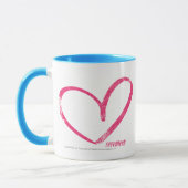 OpenHeart Magenta Tasse (Links)