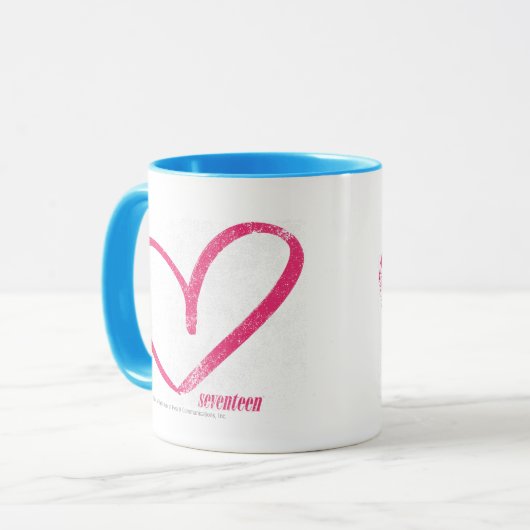 OpenHeart Magenta Tasse (Vorderseite Links)