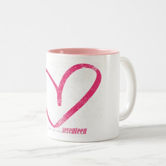 OpenHeart Magenta Zweifarbige Tasse (VorderseiteRechts)