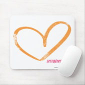 OpenHeart Orange Mousepad (Mit Mouse)