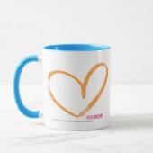 OpenHeart Orange Tasse (Links)