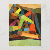 Opening Mountain Abstrakt Paul Klee Postkarte (Vorderseite)